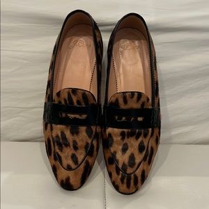 Leopard Print Hair loafer